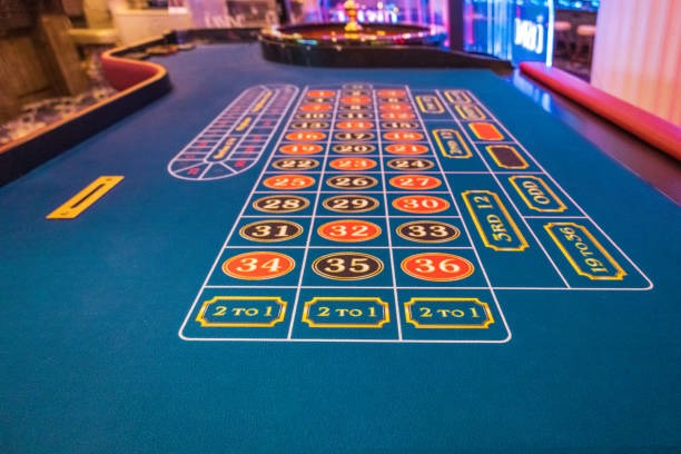 Roulette wheel in live studio